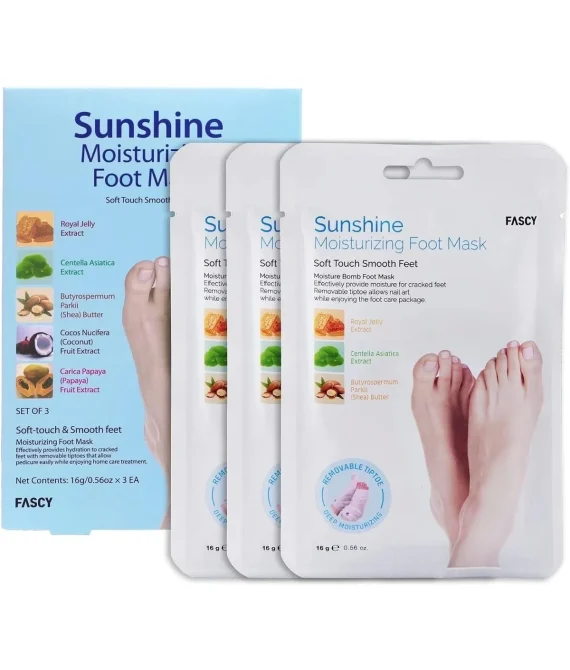 FASCY Sunshine Besleyici, Nemlendirici Ayak Maskesi 3lü Set